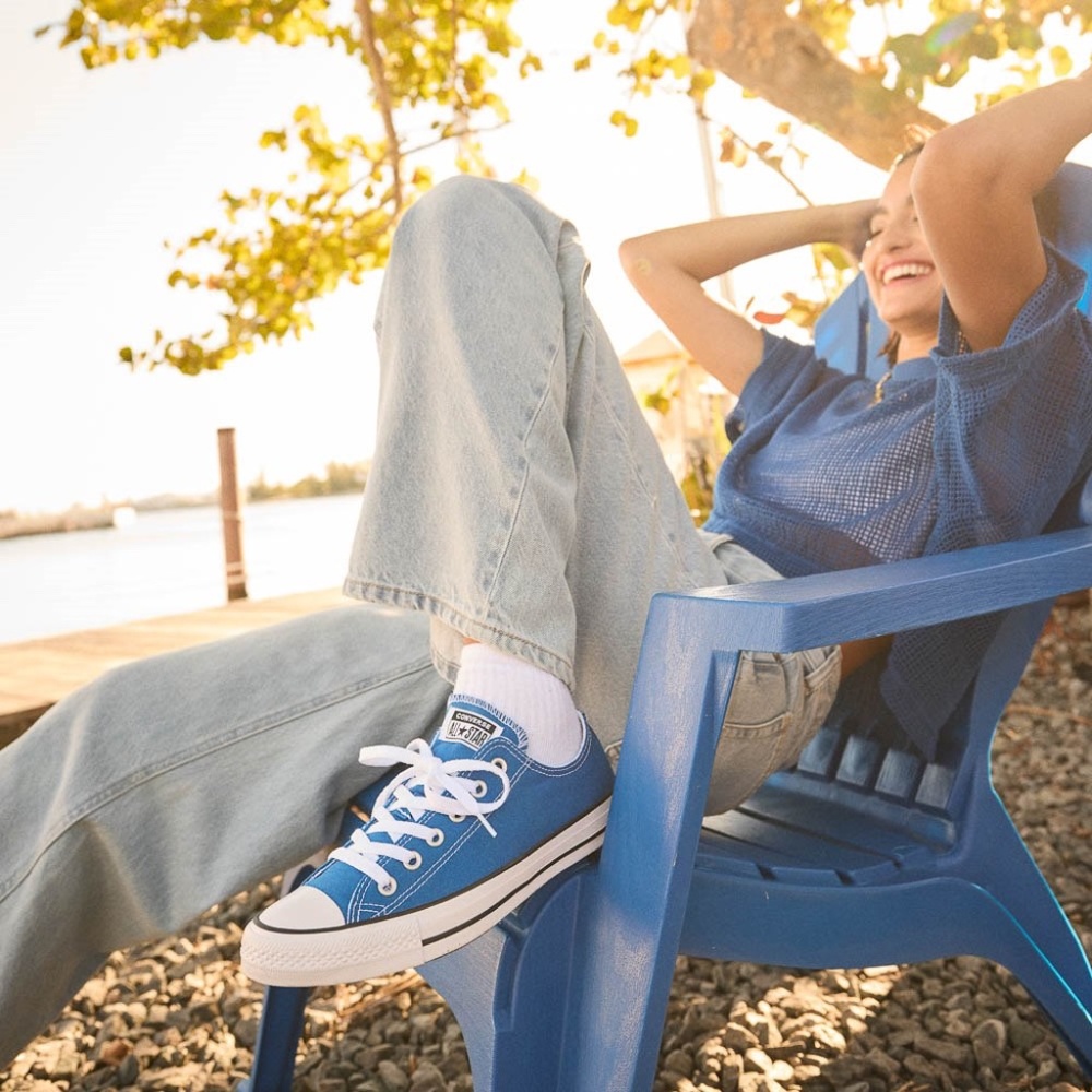 Converse All Star blue low sneaker